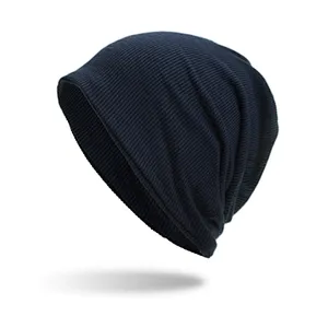 High Quality Design Custom brand/embroidery logo Adults Unisex double layer winter knitting beanie hat