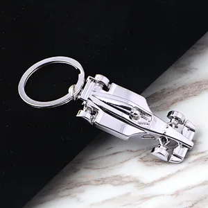 Hot sale Metal Custom Business gift engraved Logo Stainless Steel KeyChain,motorcycle race Key Chain