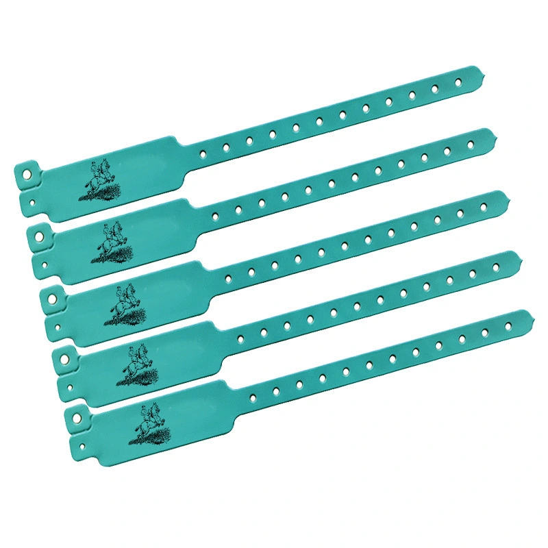 Custom Logo Printing High quality hospital plastic medical disposable PVC id wristbands  Party promotional gift wristbands