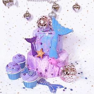 DIY tools Mermaid tail mold handmade Food grade silicone molds for baking candle chocolate soap