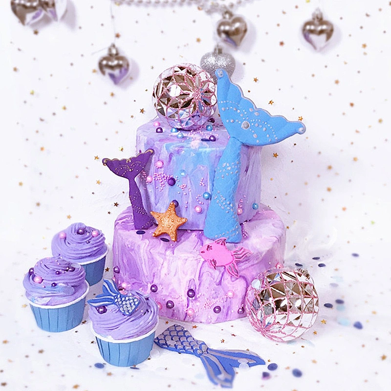 DIY tools Mermaid tail mold handmade Food grade silicone molds for baking candle chocolate soap