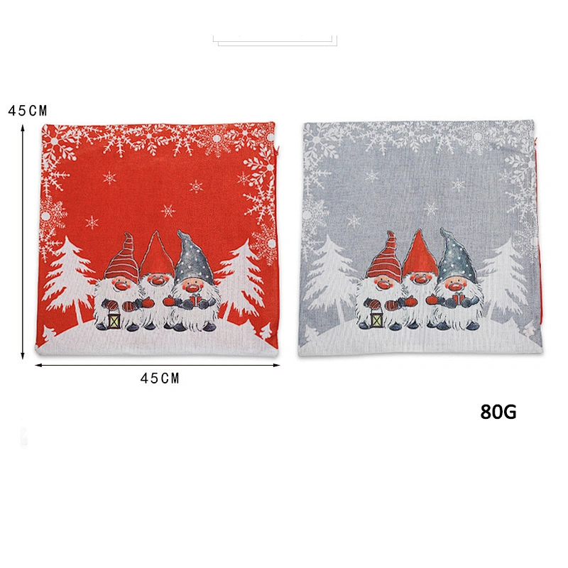 Customized Christmas decorations European-style  Santa Sofa Cushion Cover Christmas pillow Cushion cover