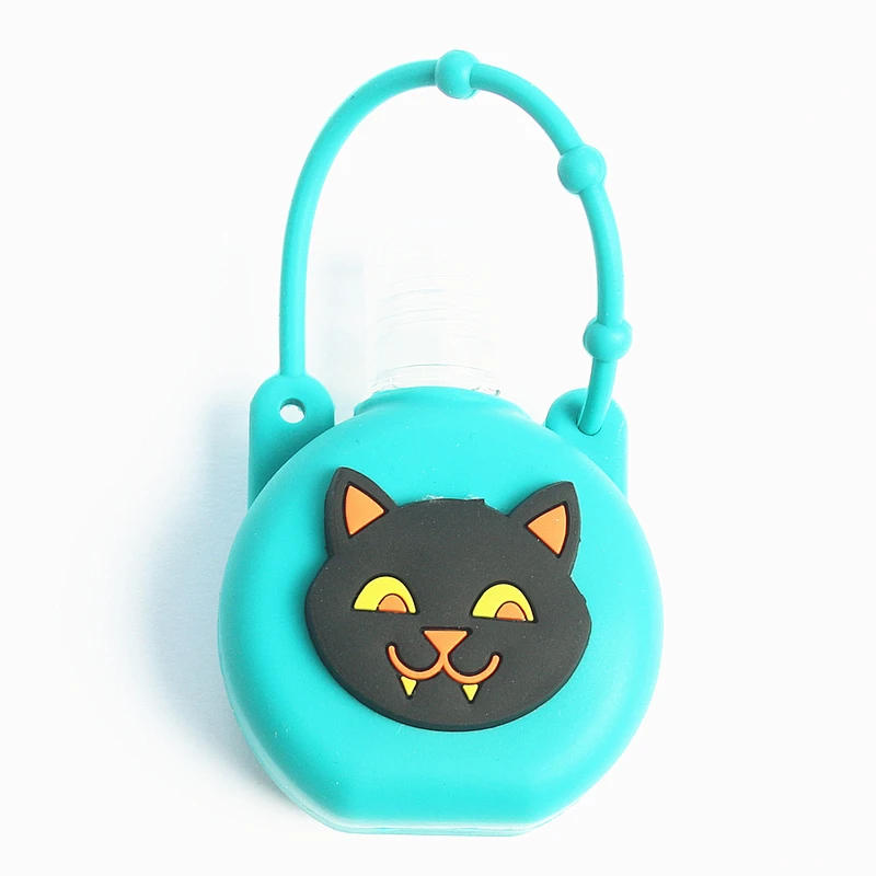 Fast producing lots designs in stock custom pantone color 30ml Silicone cover bulk pocket hand sanitizer