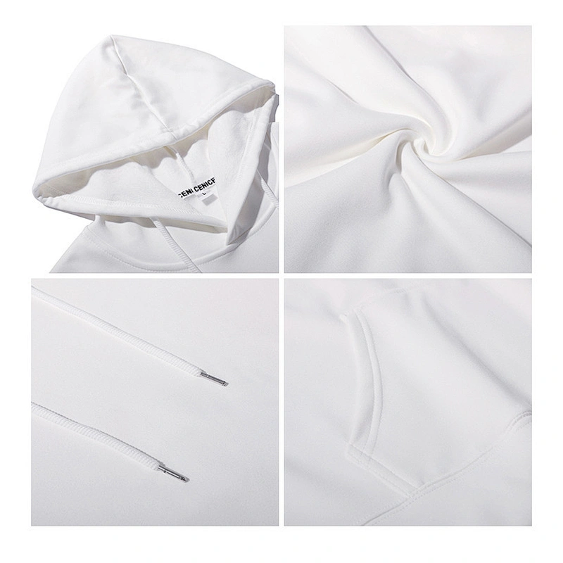 Wholesale fashion autumn and winter 100% cotton  man sweatershirts with hats for  customized logo