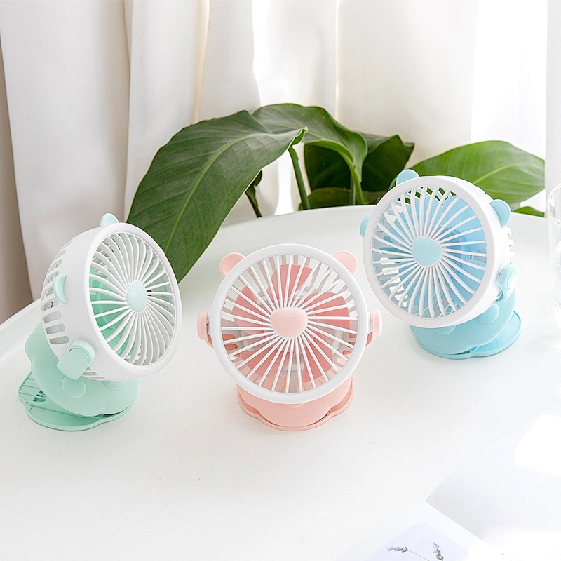 360 degree  rotating mini fan  Portable rechargeable  mini clip  fan   use desk fan