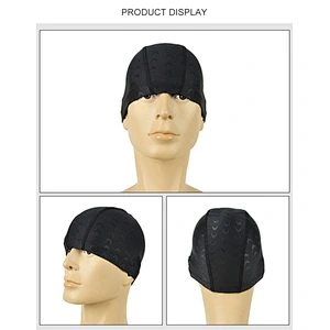 Promotional Custom Logo Cheapest Custom Logo Lycra Swimming Cap Nylon Spandex Swimming Hat