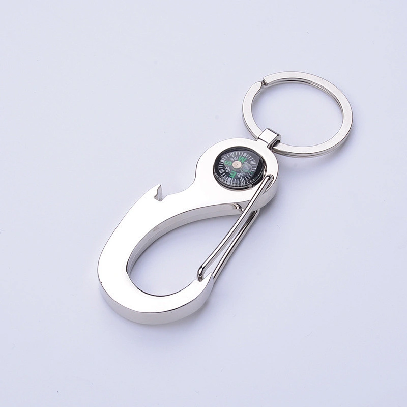 Hot sale Engraving Logo Promotion Bottle Opener keychain Custom Bottle Opener Compass Bottle Opener Keychain