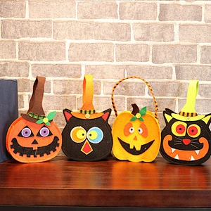 Halloween holiday decorations costumes accessories children's pumpkin bags Halloween candy bags gifts