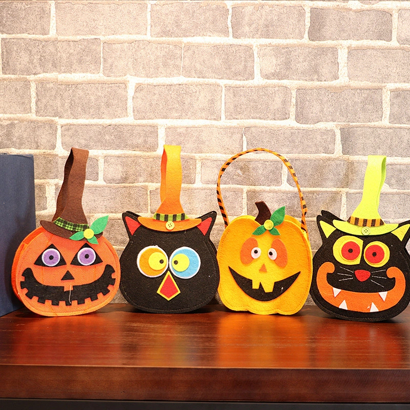 Halloween holiday decorations costumes accessories children's pumpkin bags Halloween candy bags gifts