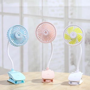 2020 hot sale Factory wholesale price Oscillating clip fan New Foldable mini  clip fan portable rechargeable  usb car mini  fan