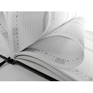 custom gift New design Hard cover PU leather black wholesale paper notebook advertising campaign promotion notebook