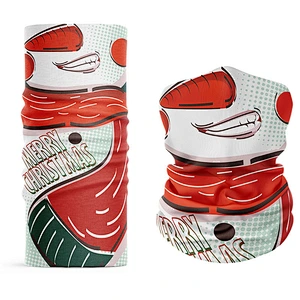 Christmas seamless face scarf custom 3D printed outdoor sports riding mask neck scarf magic headscarf Neck Gaiter