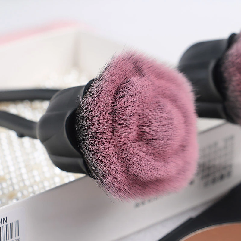 Fashion Design Unique Rose Flower Makeup Brushes Custom Logo Makeup Rose Flower Brushes supplier