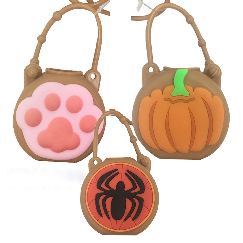 Promotional Gifts Silicone perfume set 30ml cartoon hand sanitizer holder shampoon soap dispenser empty holder