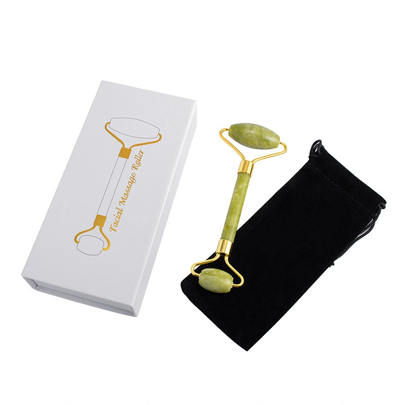 Hot Sale High Quality Handheld  Anti Aging Eye Roller Rose Quartz Facial Massage jade facial roller