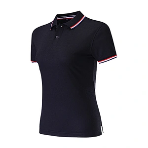 custom womens golf sport printing promotional activity Embroidery logo wholesale short sleeve polyester cotton polo shirt