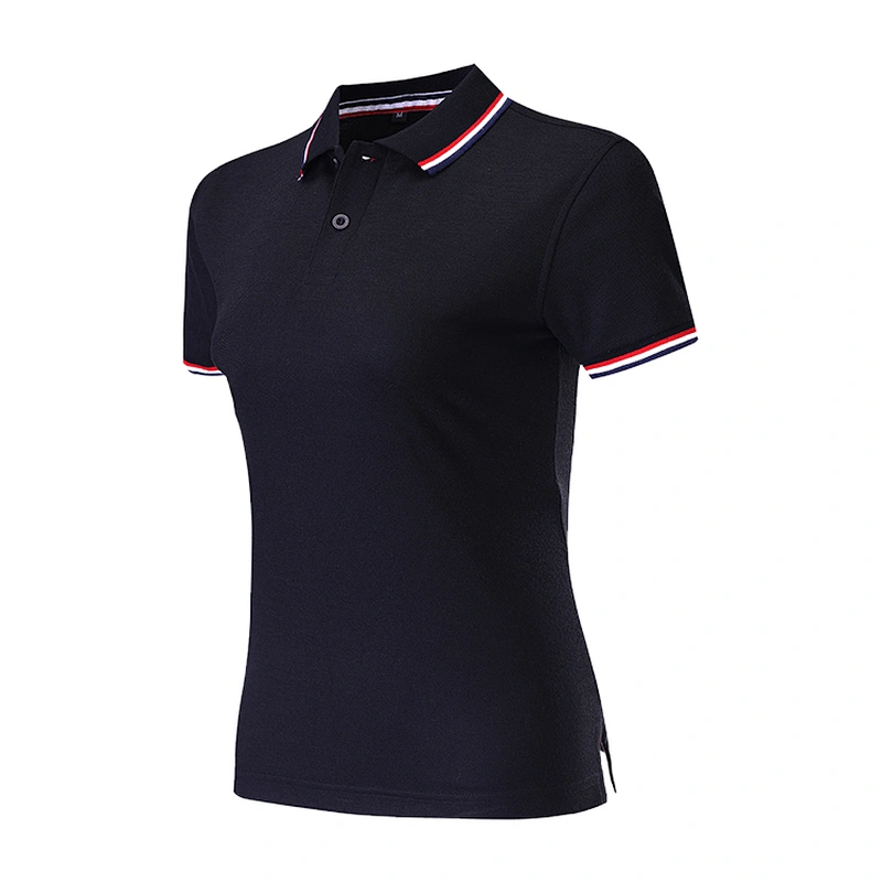 custom womens golf sport printing promotional activity Embroidery logo wholesale short sleeve polyester cotton polo shirt