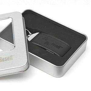 Hot Sale Creative PROMOTION  Gift Keychain Leather Usb 2.0 Flash Drive 4G 8G 16G 32G 64 GCUSTOM LOGO USB Stick  Drive