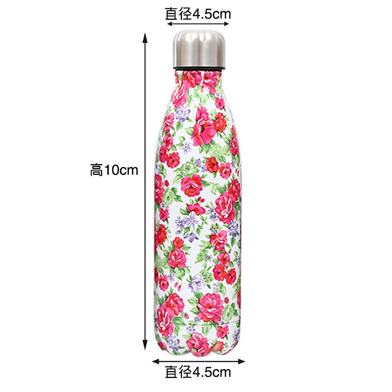 Fashion custom logo 300ml cola bottle  304 stainless steel water bottle
