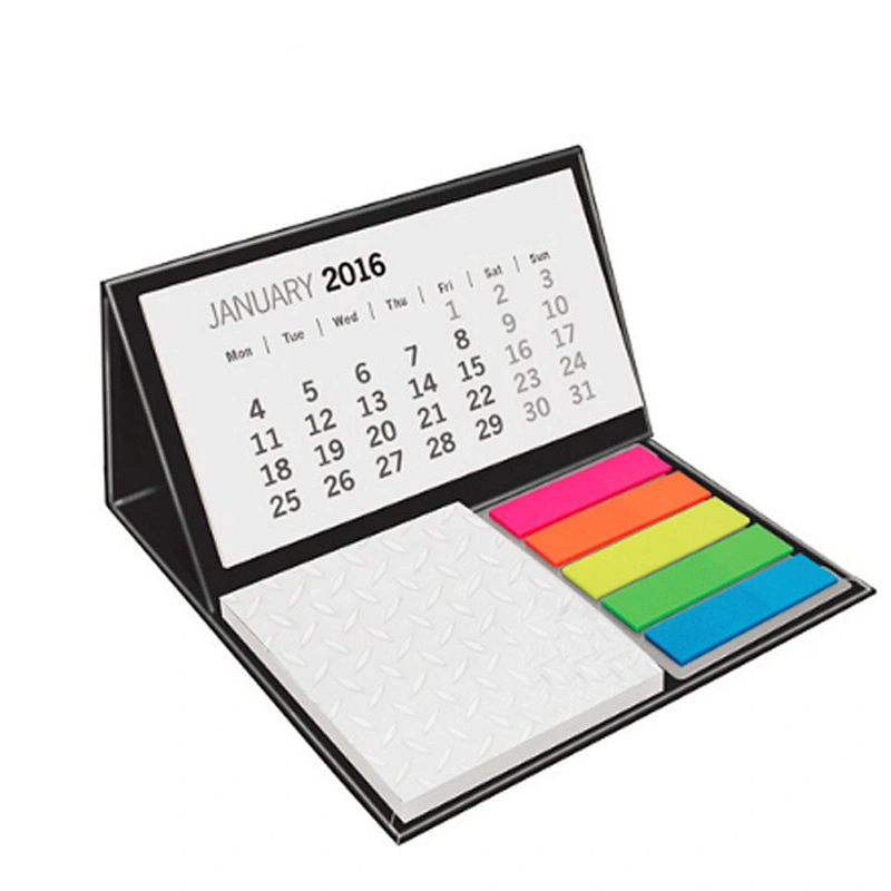 Multi Function Foldable Paper Calendar With Notepaper Extension Advertising gifts For Promotion Gift Enterprise Office Supplies