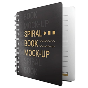 High quality Custom logo A7 B6 A5 B5 A4 notebook promotion advertising gift hardcover coil notebook