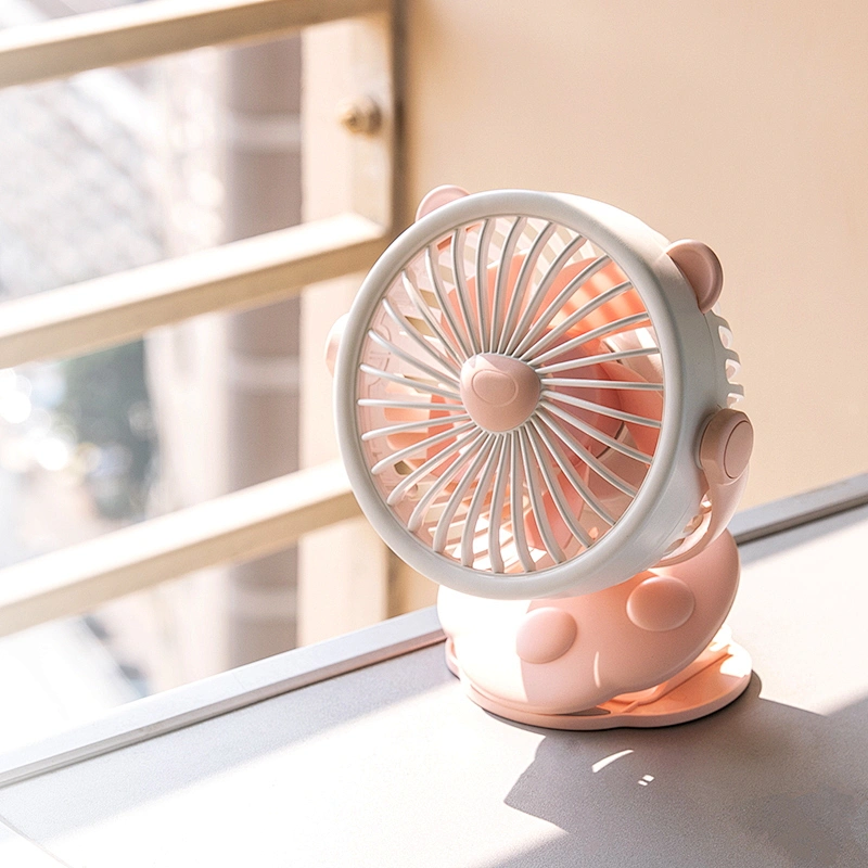 360 degree  rotating mini fan  Portable rechargeable  mini clip  fan   use desk fan