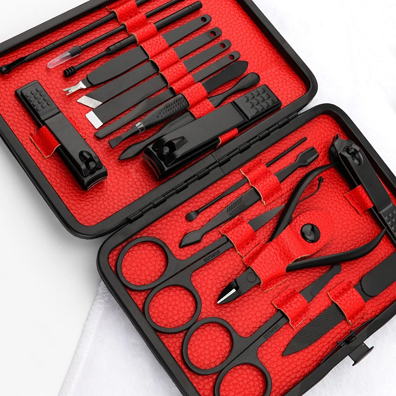 Hot selling Custom logo nail clipper professional nail edge cutter Stainless steel manicure set tools
