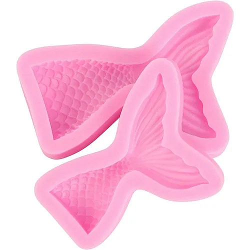 DIY tools Mermaid tail mold handmade Food grade silicone molds for baking candle chocolate soap