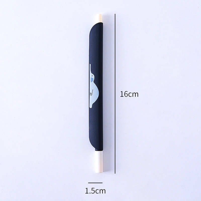 Creative gel-ink pen with ruler multi-color cartoon neutral pen with measure custom logo 0.5mm student signature pen