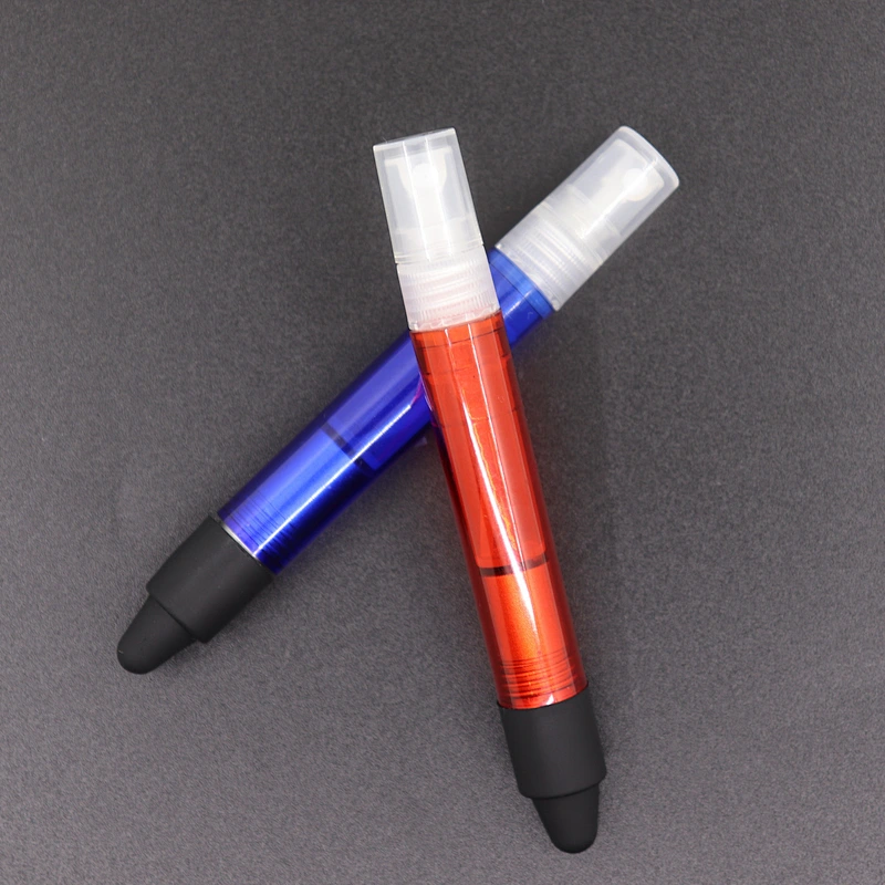 New capacitive alcohol  hand sanitize custom  advertising gift plastic disinfection spray ballpoint pen