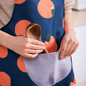 High Quality custom Adjustable Kitchen Sleeveless Apron Anti-fouling and Oil-proof promotion Household Cooking Apron