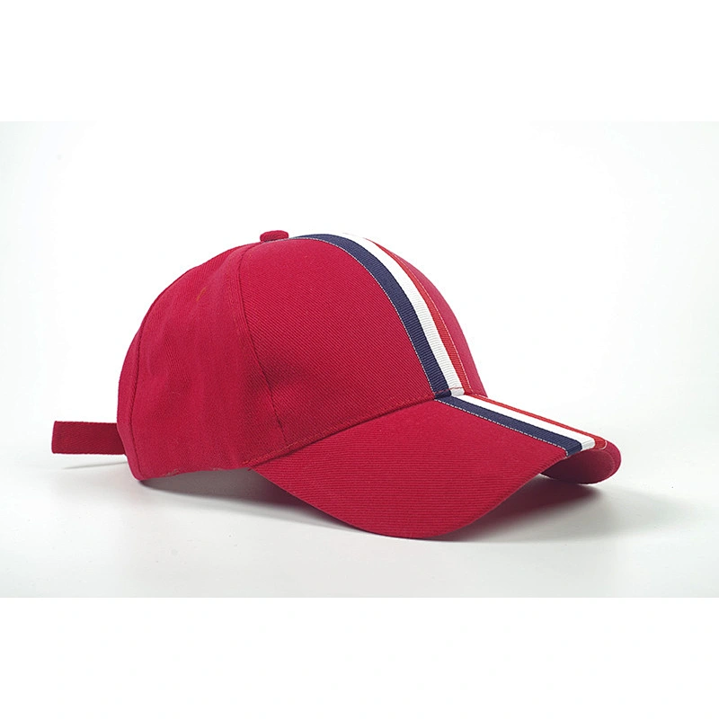 Custom logo sports Cotton hat mens solid color 6 panel baseball hat Wholesale Unisex  Baseball hat