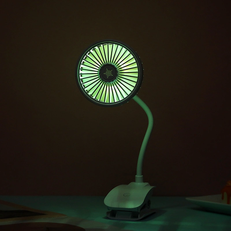 2020 new Rechargeable Personal Handheld portable mini fan rechargeable  aroma diffuser  mini Night light clip  fan