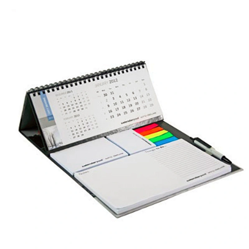 Multi Function Foldable Paper Calendar With Notepaper Extension Advertising gifts For Promotion Gift Enterprise Office Supplies
