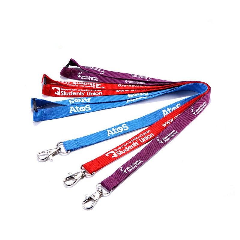 Wholesale promotional gifts Custom ID Badge Key Holder chain printed neck lanyard