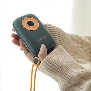 2021 New arrivals winter cute mini pocket USB Rechargeable Hand Warmer portable electric power bank hand warmer