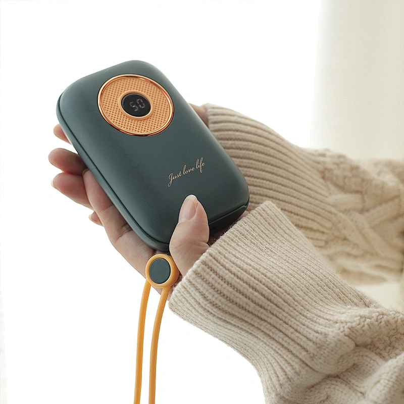 2021 New arrivals winter cute mini pocket USB Rechargeable Hand Warmer portable electric power bank hand warmer