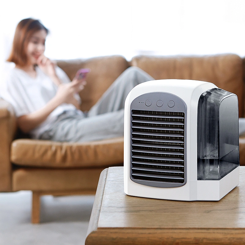 Portable Air Cooler fan,  Cooler Desktop Cooling Fan Humidifier Small Mini Air Conditioner Evaporative for Home Room Office