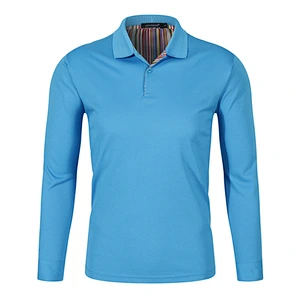 High quality 100% cotton polo shirt activities promotion team top wear customize uniform long sleeve polo shirt