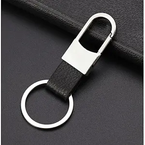 Wholesale High Quality custom gift logo Creative car pendant men metal leather key chain