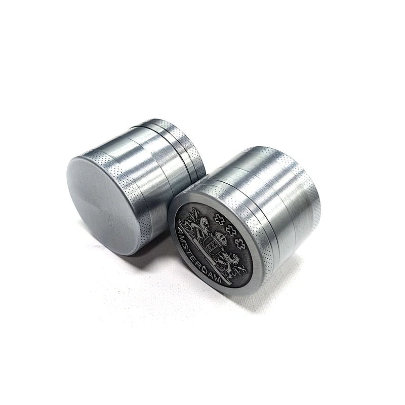 Wholesale fashion Hot Selling Zinc Alloy style cigarette grinder custom Portable  metal herb grinder