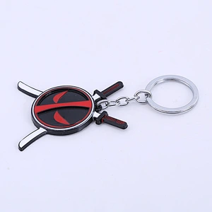 Wholesale Popular Custom gift Marvel Comics Alloy Metal Keychain  Deadpool  Keychain