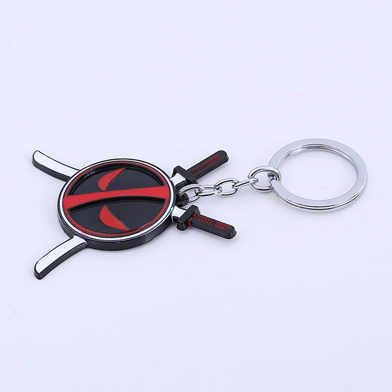 Wholesale Popular Custom gift Marvel Comics Alloy Metal Keychain  Deadpool  Keychain