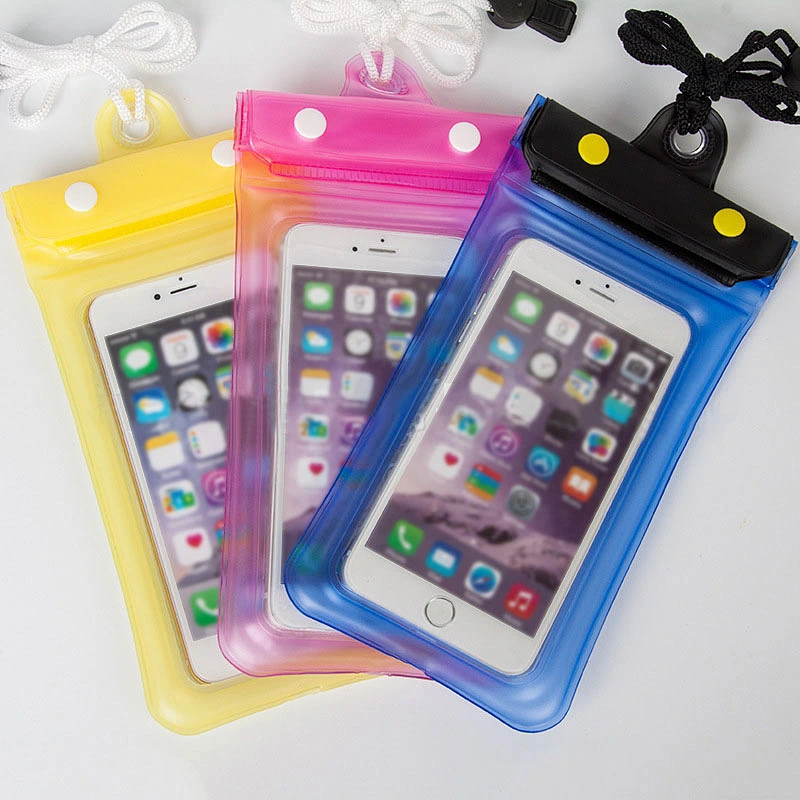 Promotional gift PVC Waterproof phone bag case transparent pouch beach dry universal mobile phone bag