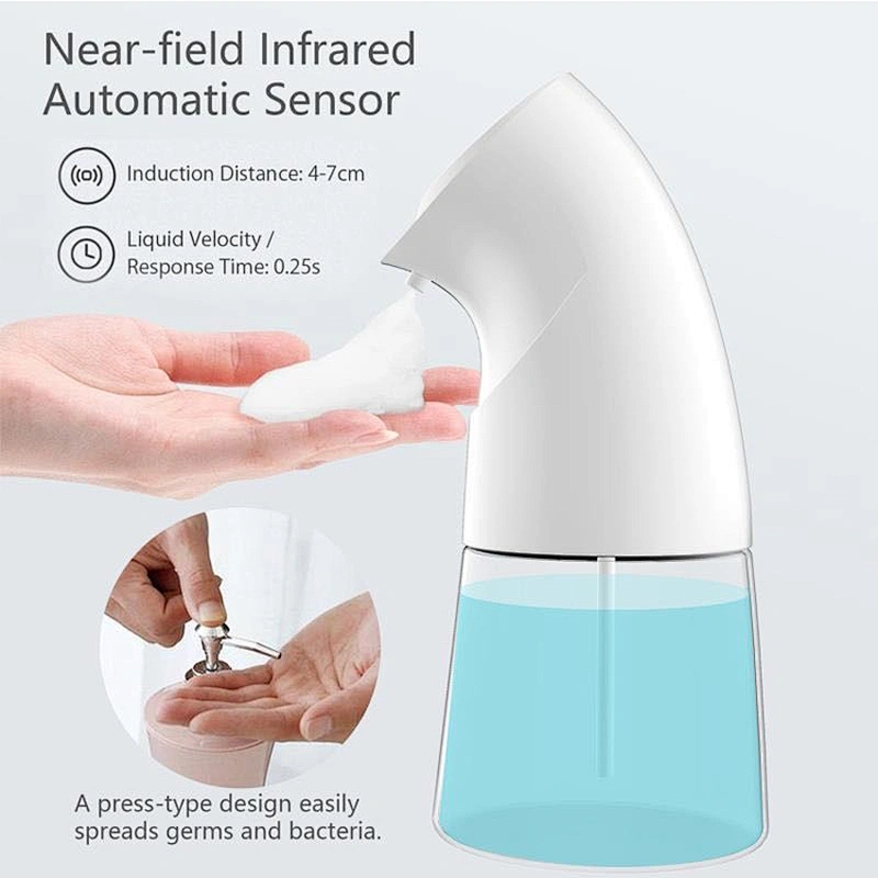 Novelty plastic Liquidfoam sensor hand  soap dispenser touchless foam table soap dispenser