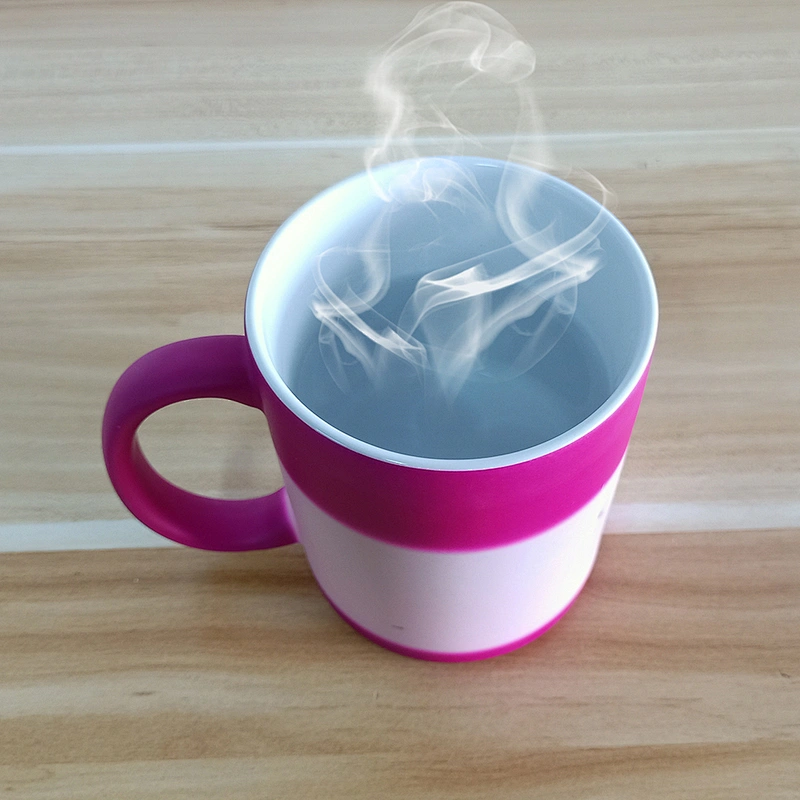 Hihg quality Semi-sanding Color Changing Magic Tea Mug Sublimation Custom Printing Mug Ceramic Promotion gift Tea Mug