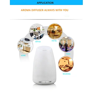Hot Sale Mini Ultrasonic Air Humidifier 120ML 7 Color LED   Aromatherapy  Essential Oil Diffuser Waterless Auto-off