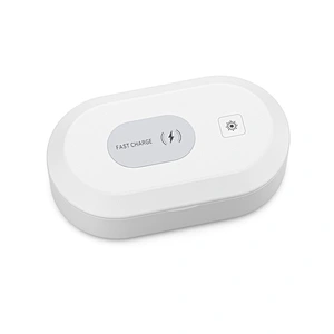 UV disinfection box UVC UV sterilizing case mobile phone sterilizing case 15W fast charging cellphone wireless charger