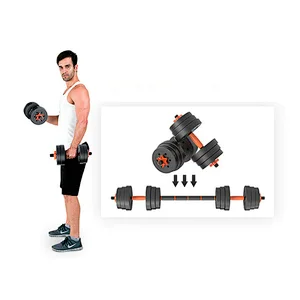 HOT SALE Dual-use adjustable arm exercise training device 10kg Gym Equipment Adjustable Barbell dumbbell