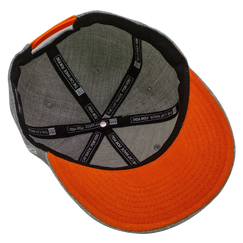100% Structured 6 Panels custom logo activity baseball caps Breathable sun block snapback hat  brim trucker caps